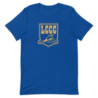 Last Chance Curling Male Logo Unisex t-shirt - Broomfitters
