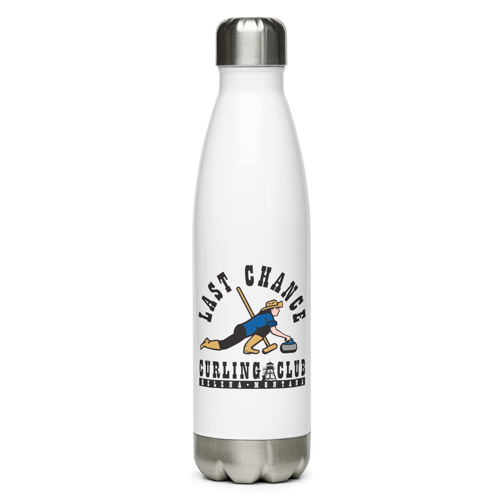 Last Chance Curling Stainless steel water bottle - Broomfitters