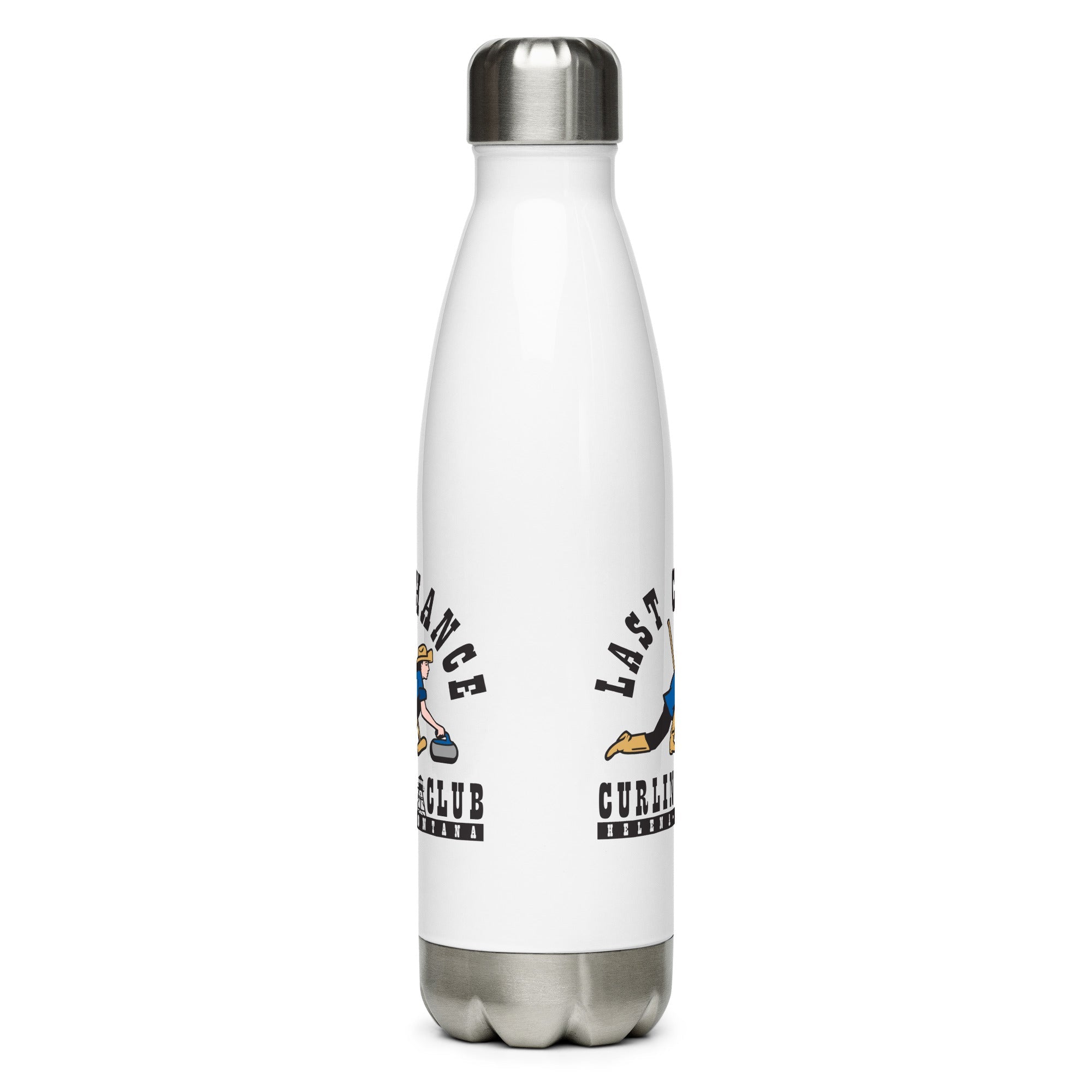 Last Chance Curling Stainless steel water bottle - Broomfitters