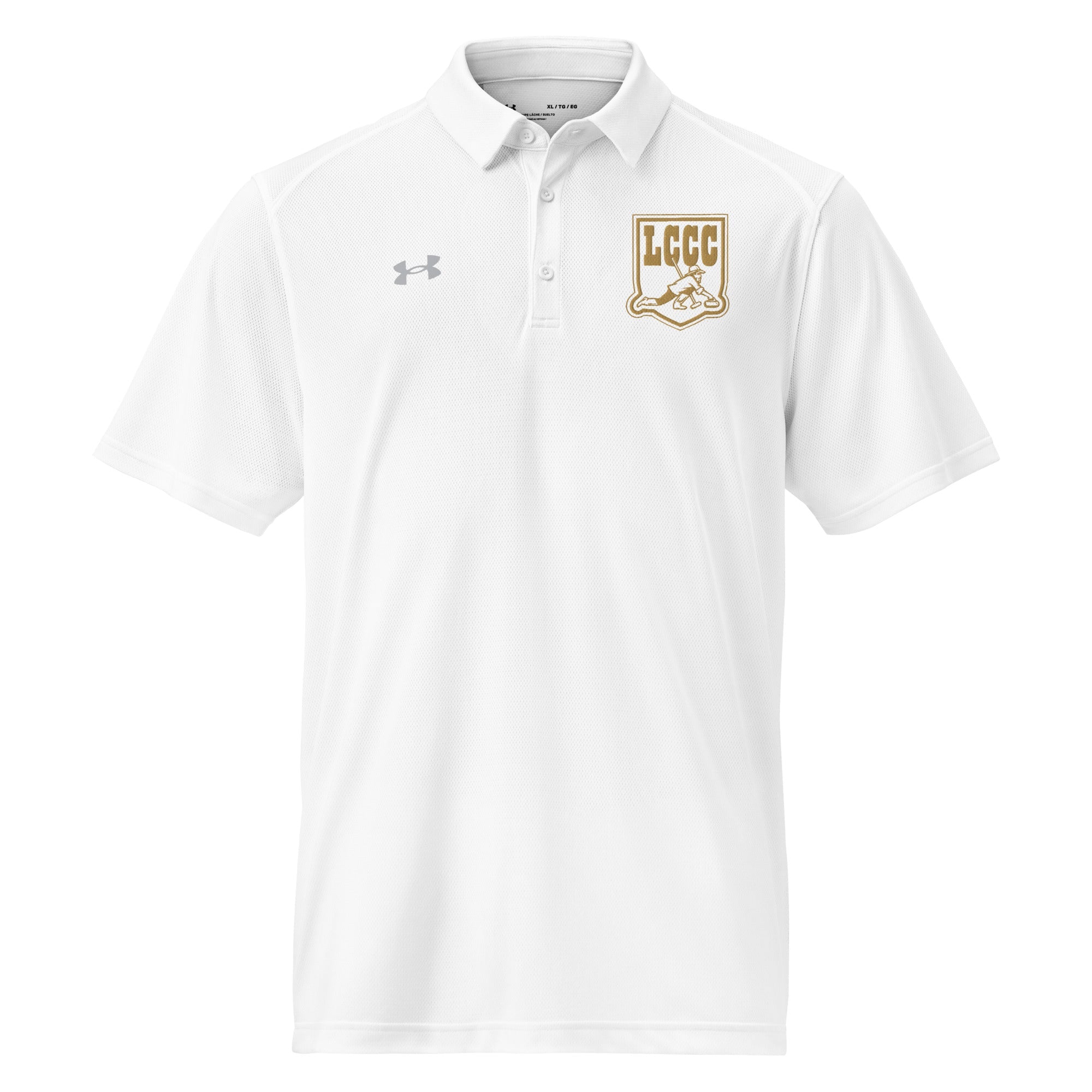 Last Chance Curling Under Armour® men's polo - Broomfitters