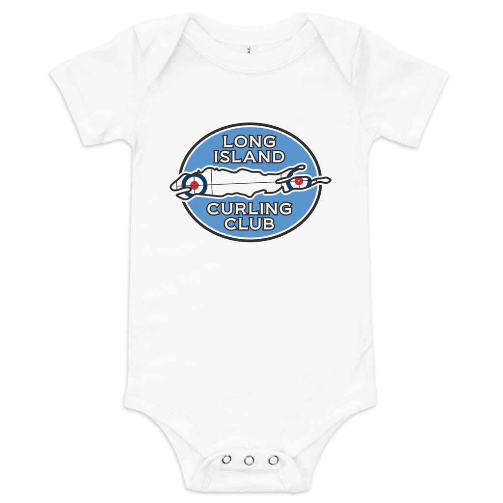 Long Island Curling Baby short sleeve one piece - Broomfitters