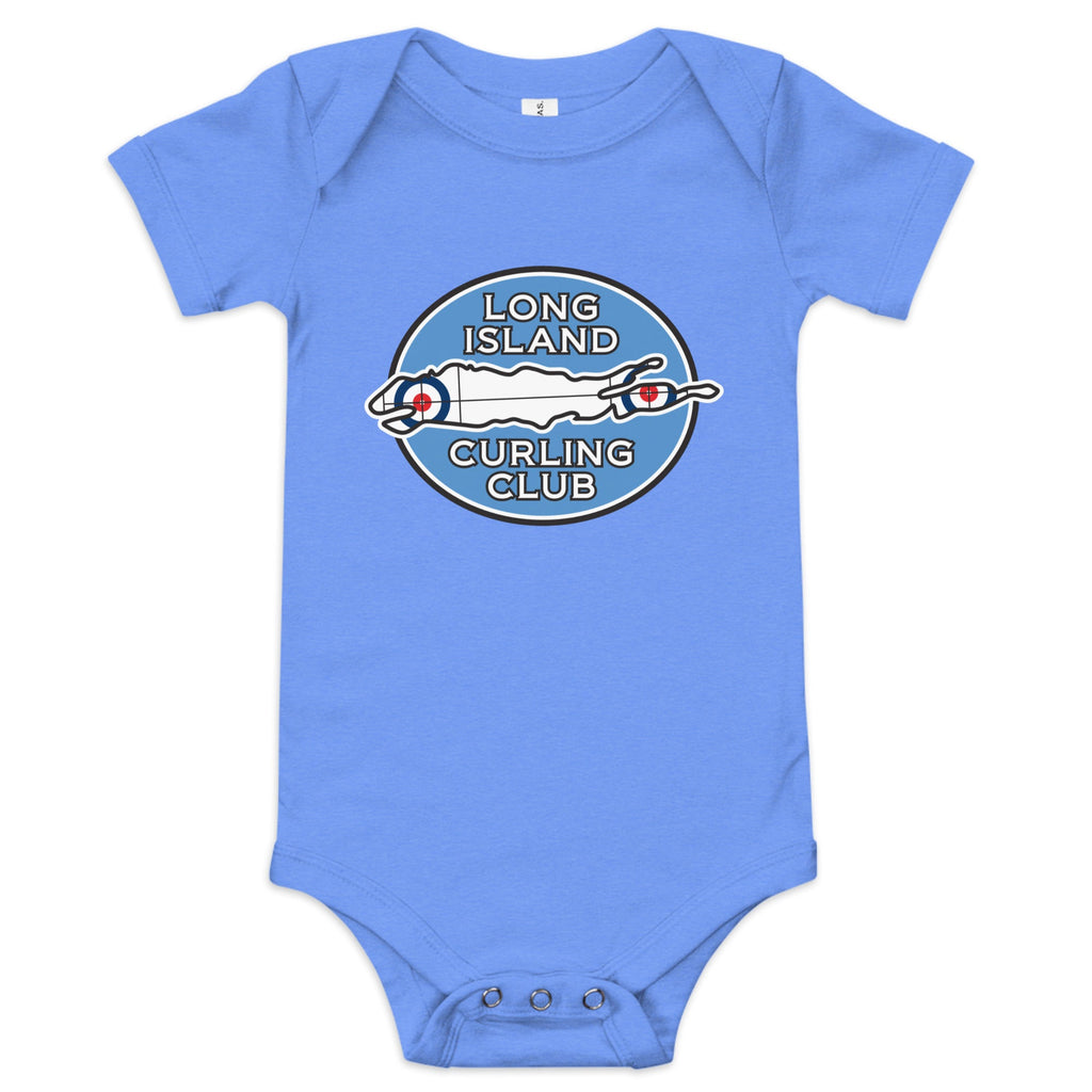 Long Island Curling Baby short sleeve one piece - Broomfitters