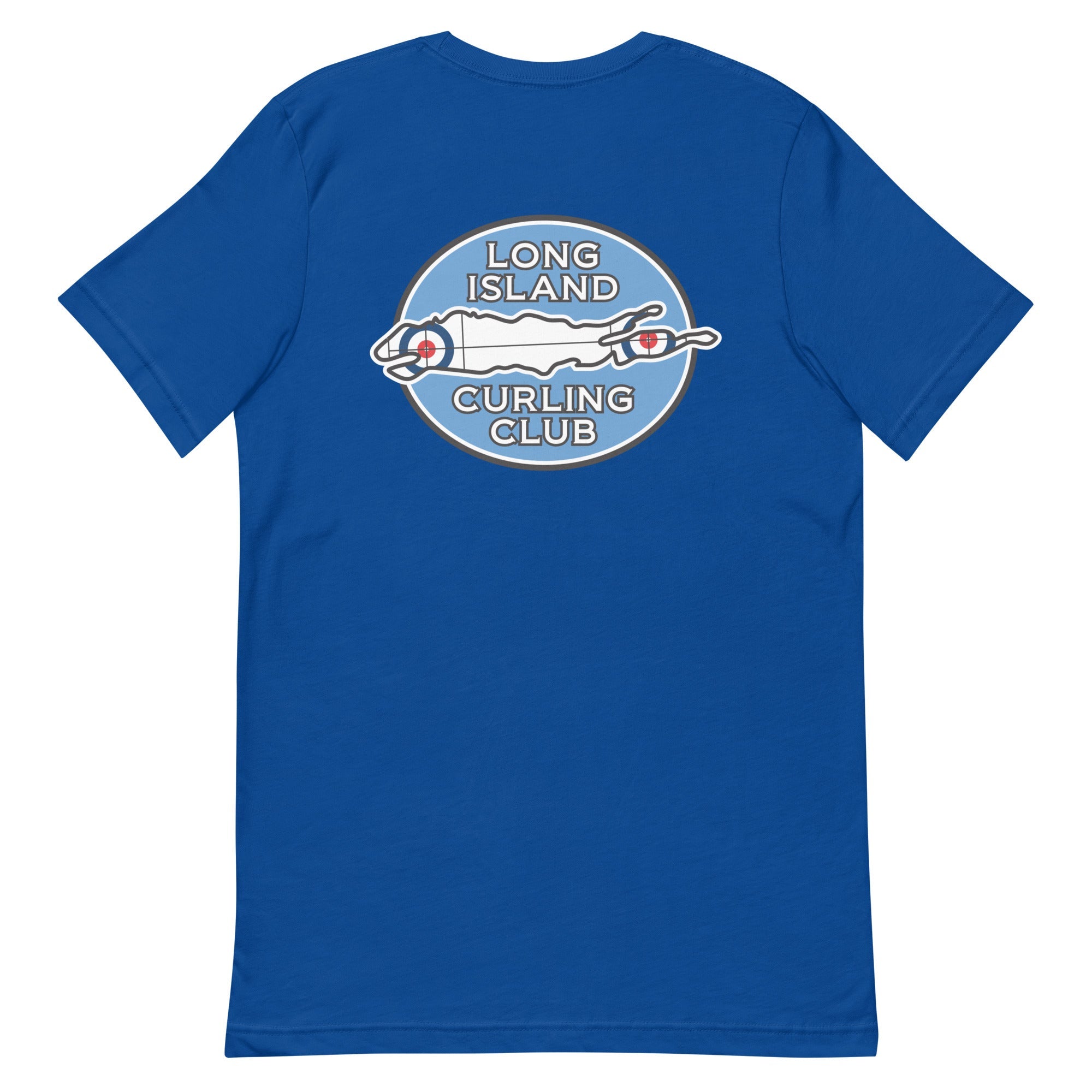 Long Island Curling - Block Letters Unisex t-shirt - Broomfitters