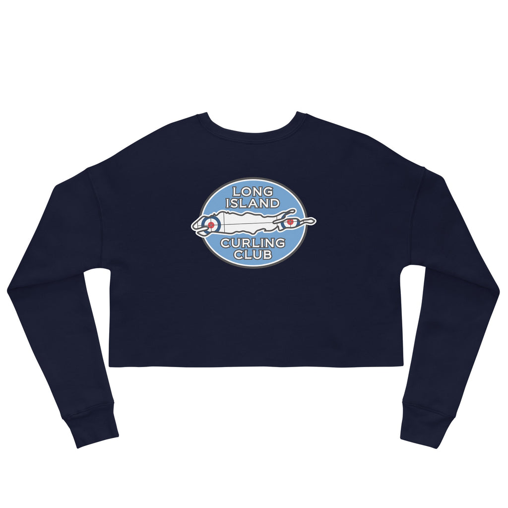 Long Island Curling Club Crop Sweatshirt - Broomfitters