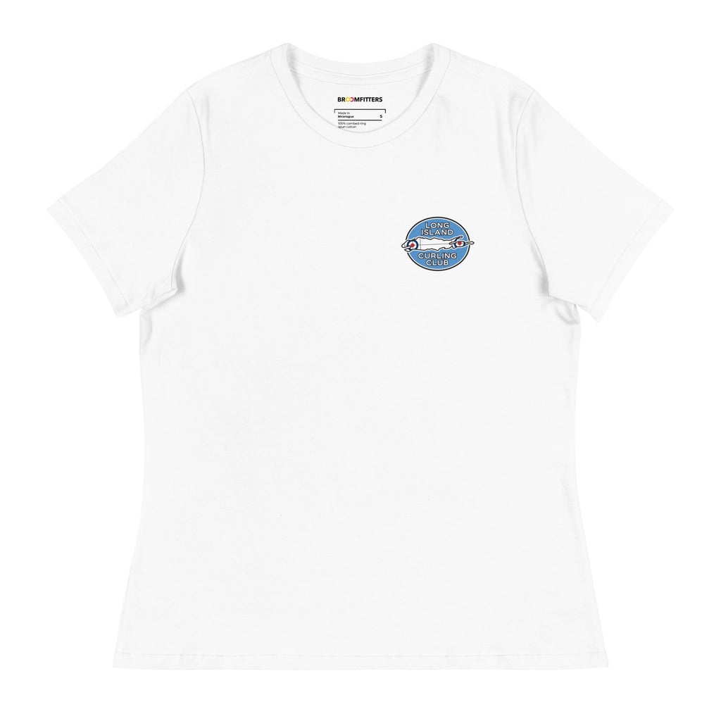 Long Island Curling Club Women's Relaxed T-Shirt - Broomfitters