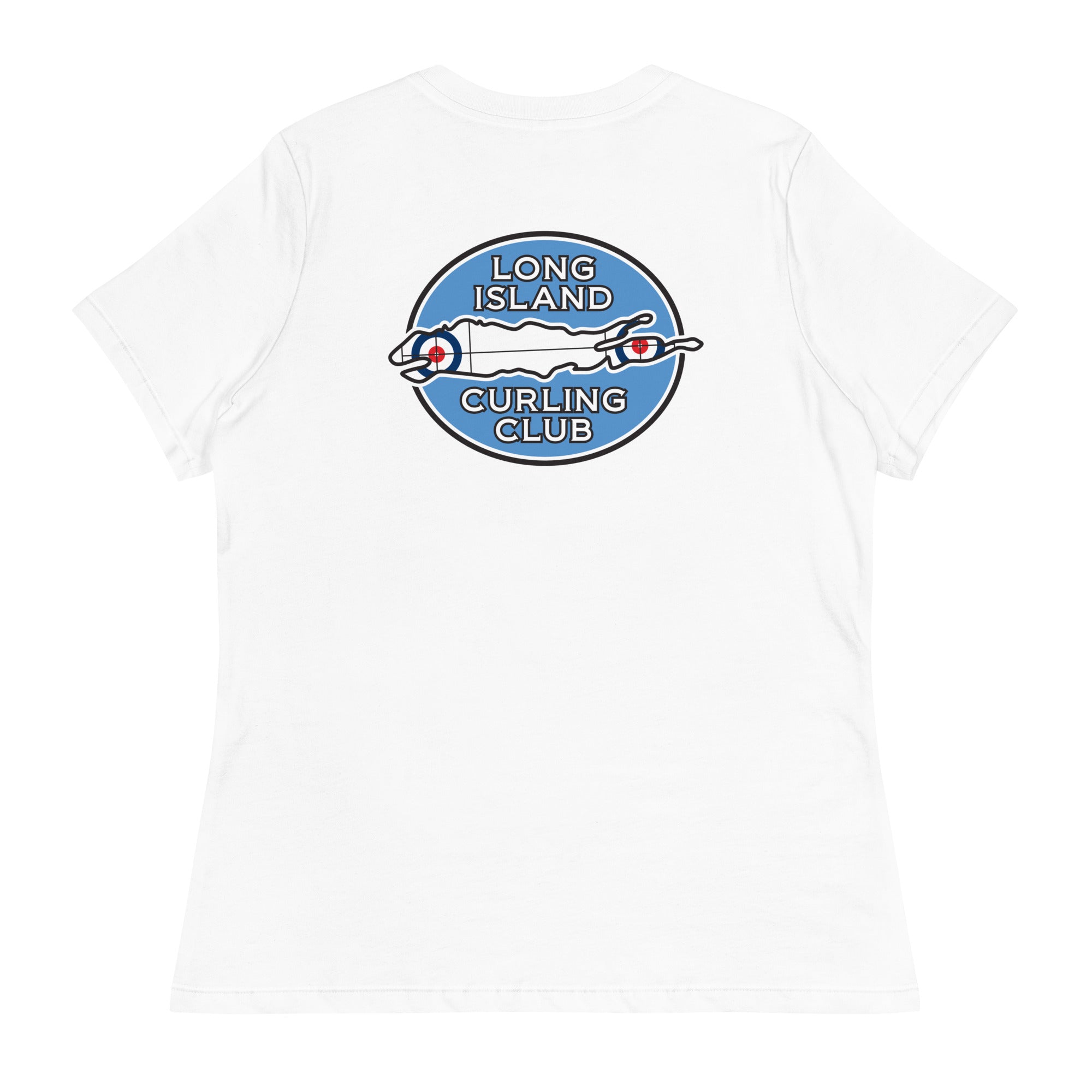 Long Island Curling Club Women's Relaxed T-Shirt - Broomfitters