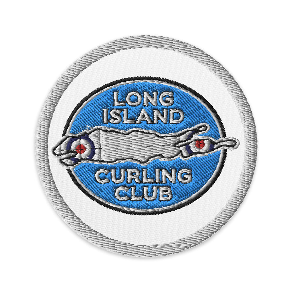 Long Island Curling Embroidered patches - Broomfitters