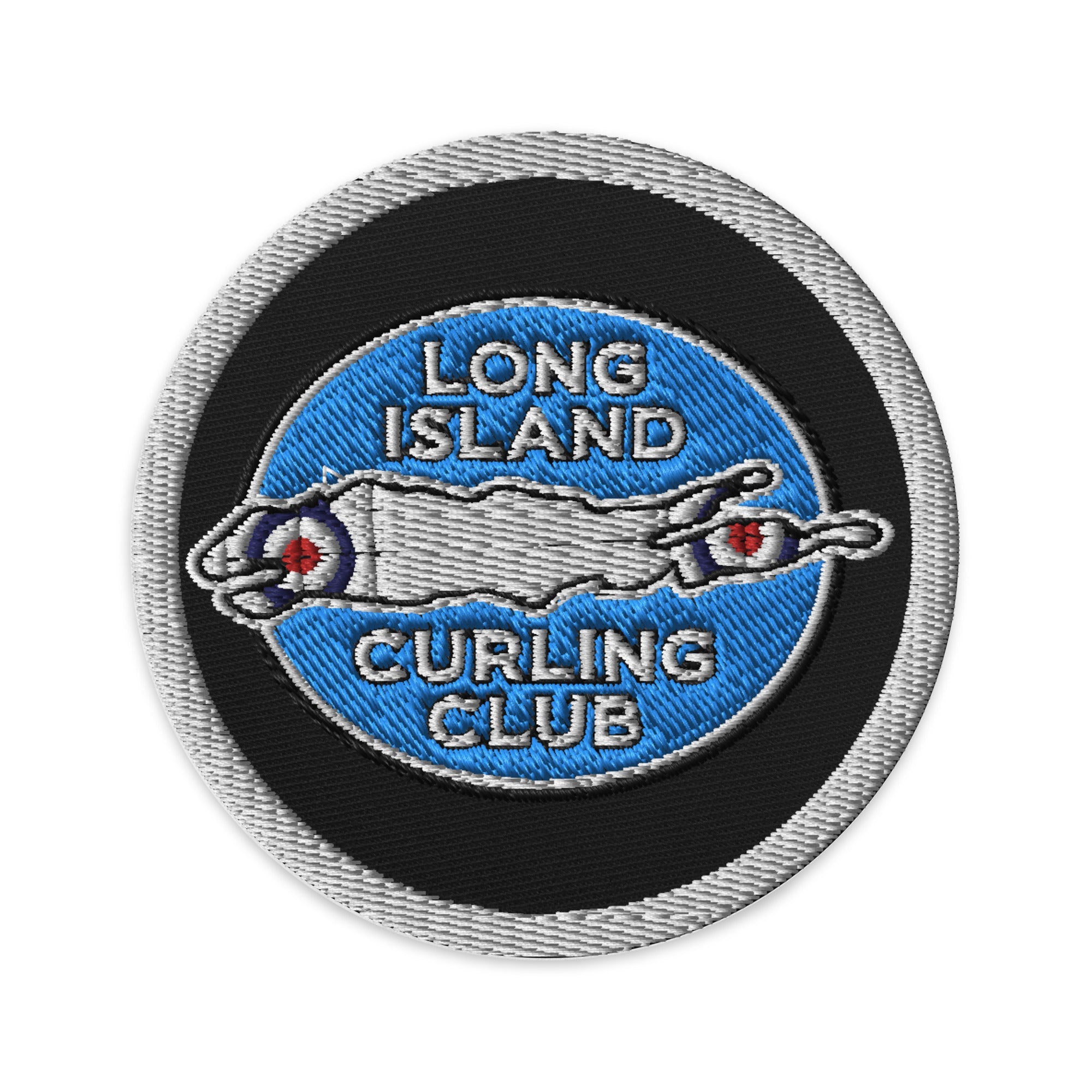 Long Island Curling Embroidered patches - Broomfitters