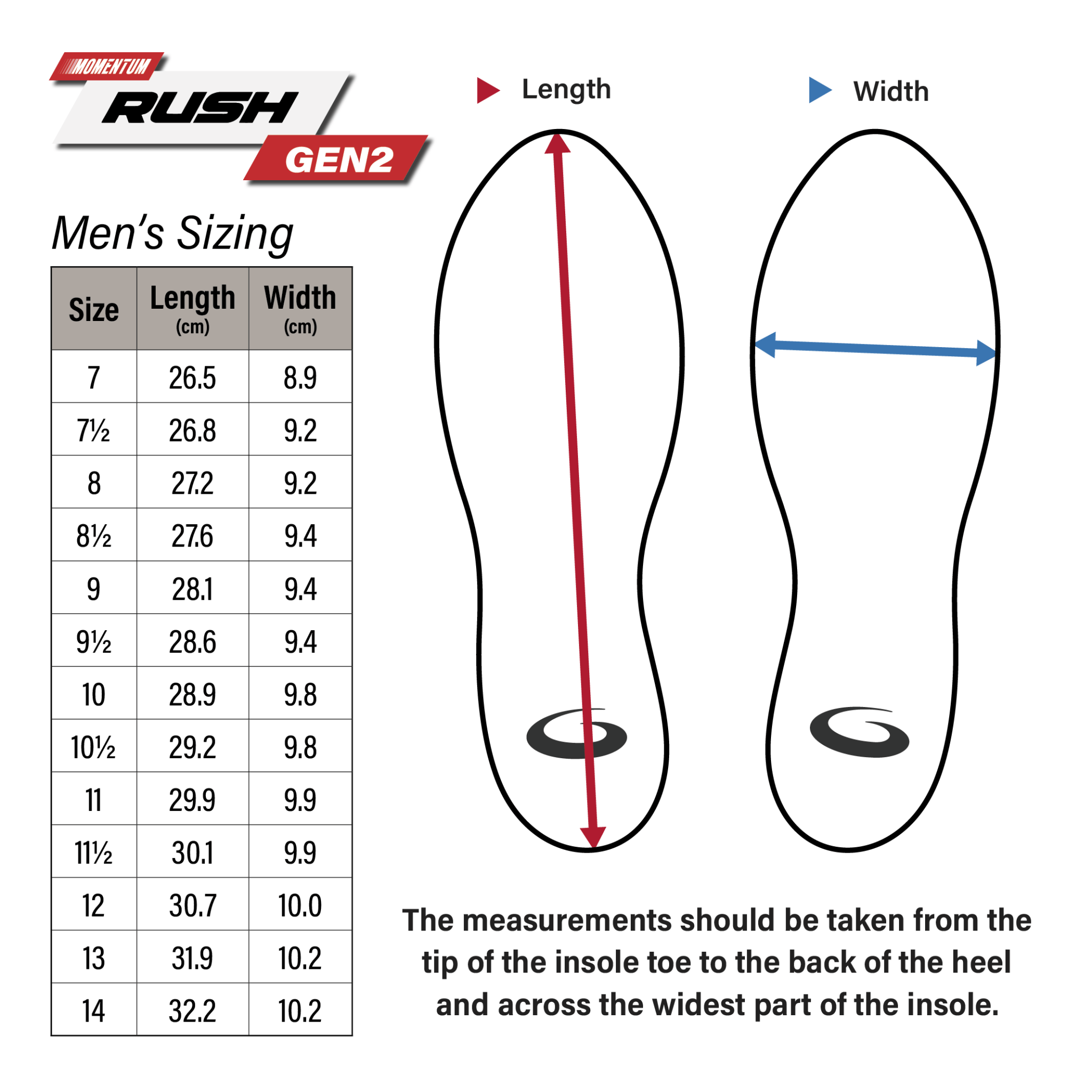 Men's Momentum Rush Gen 2 Curling Shoes - Broomfitters