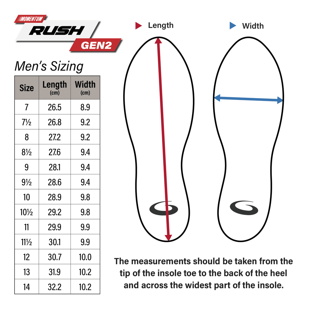 Men's Momentum Rush Gen 2 Curling Shoes - Broomfitters