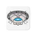 Milwaukee Curling Club Cork - back coaster - Broomfitters