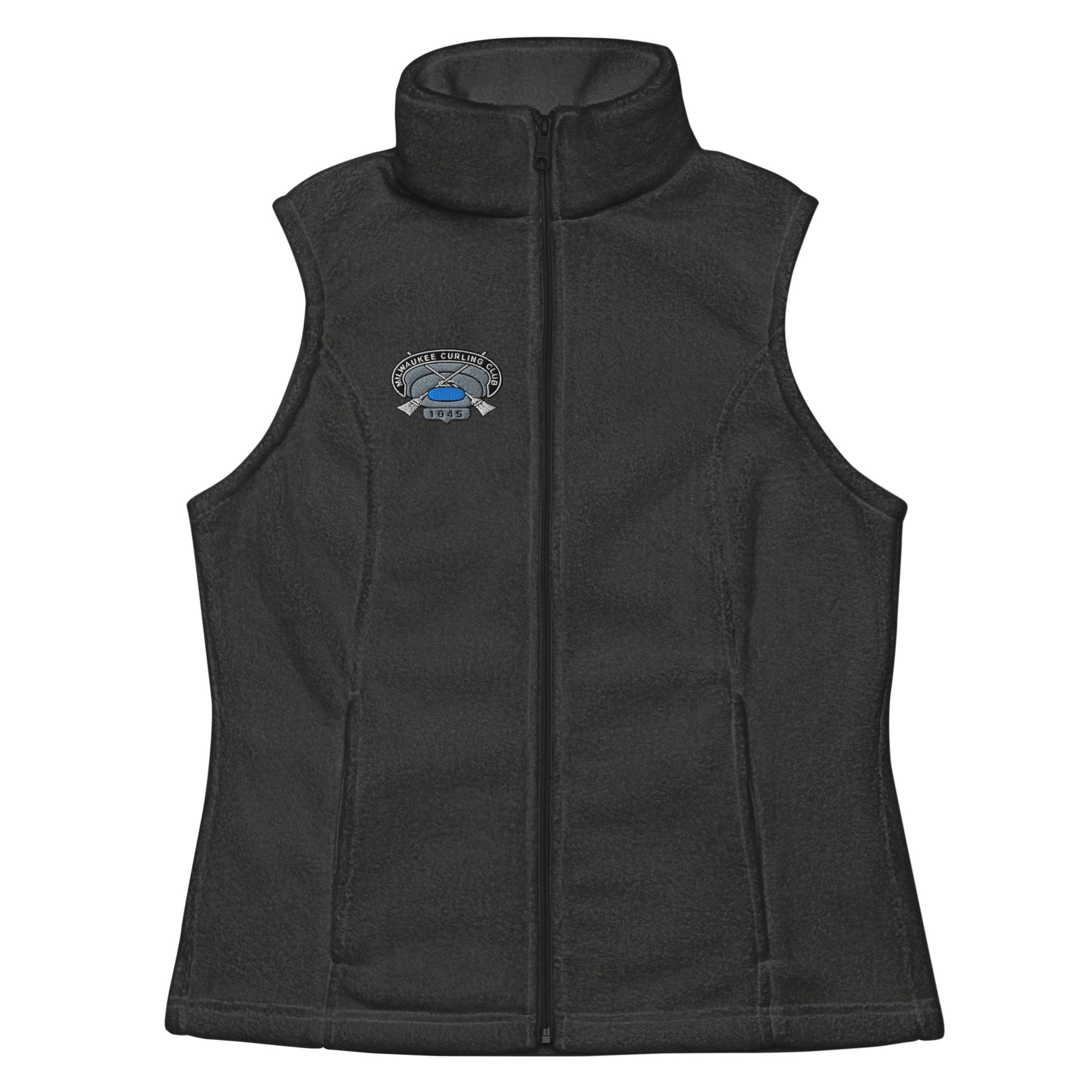 Milwaukee Curling Club Women’s Columbia fleece vest - Broomfitters