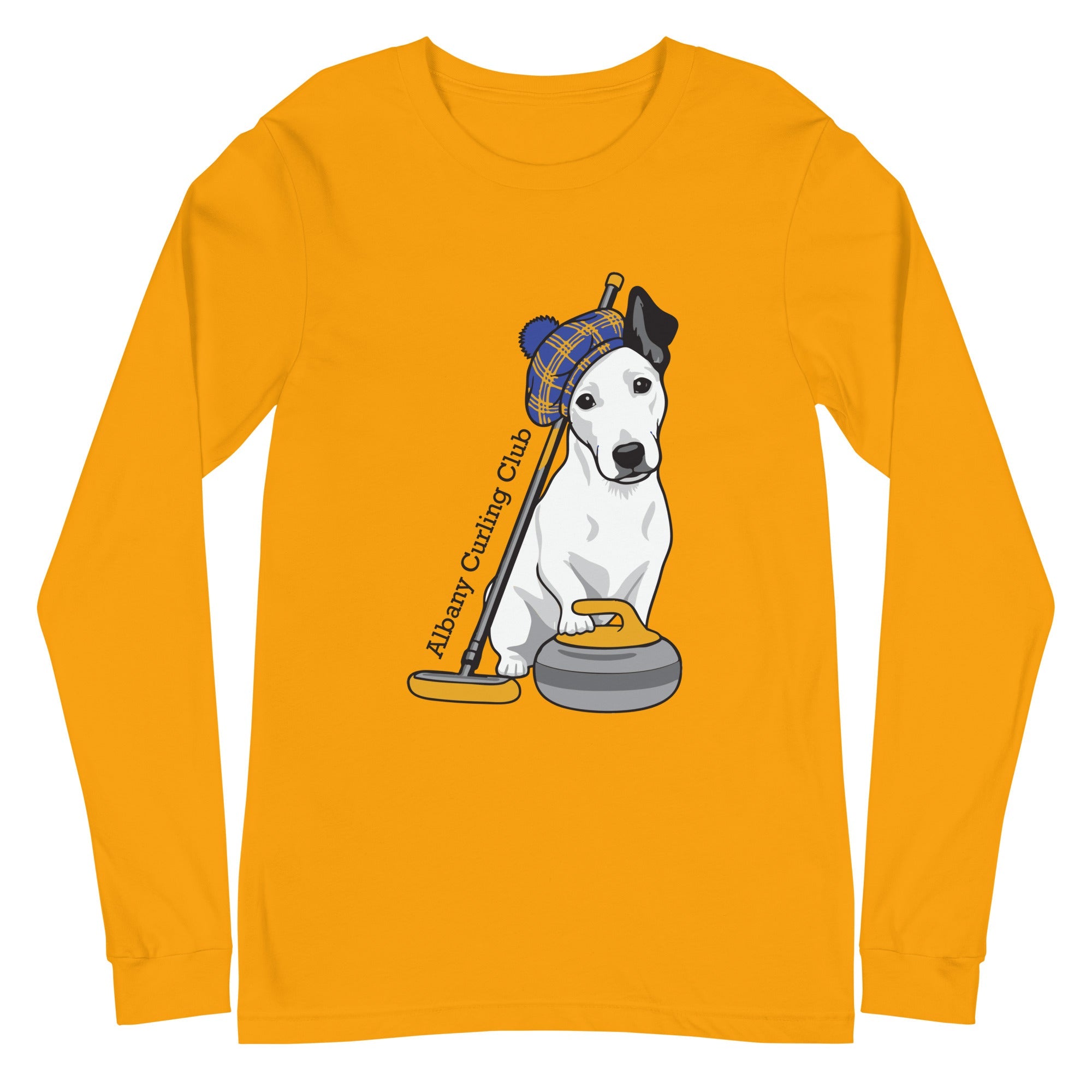 Nipper - Albany Curling Club Unisex Long Sleeve Tee - Broomfitters