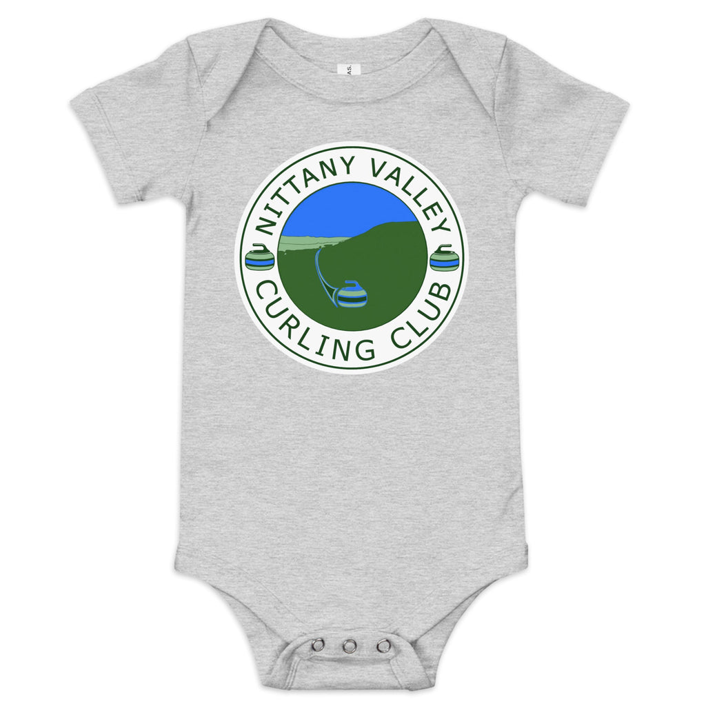 Nittany Valley Curling Baby short sleeve one piece - Broomfitters