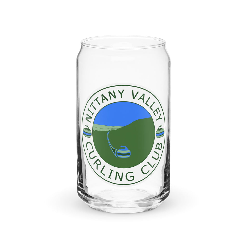 Nittany Valley Curling Can-shaped glass - Broomfitters