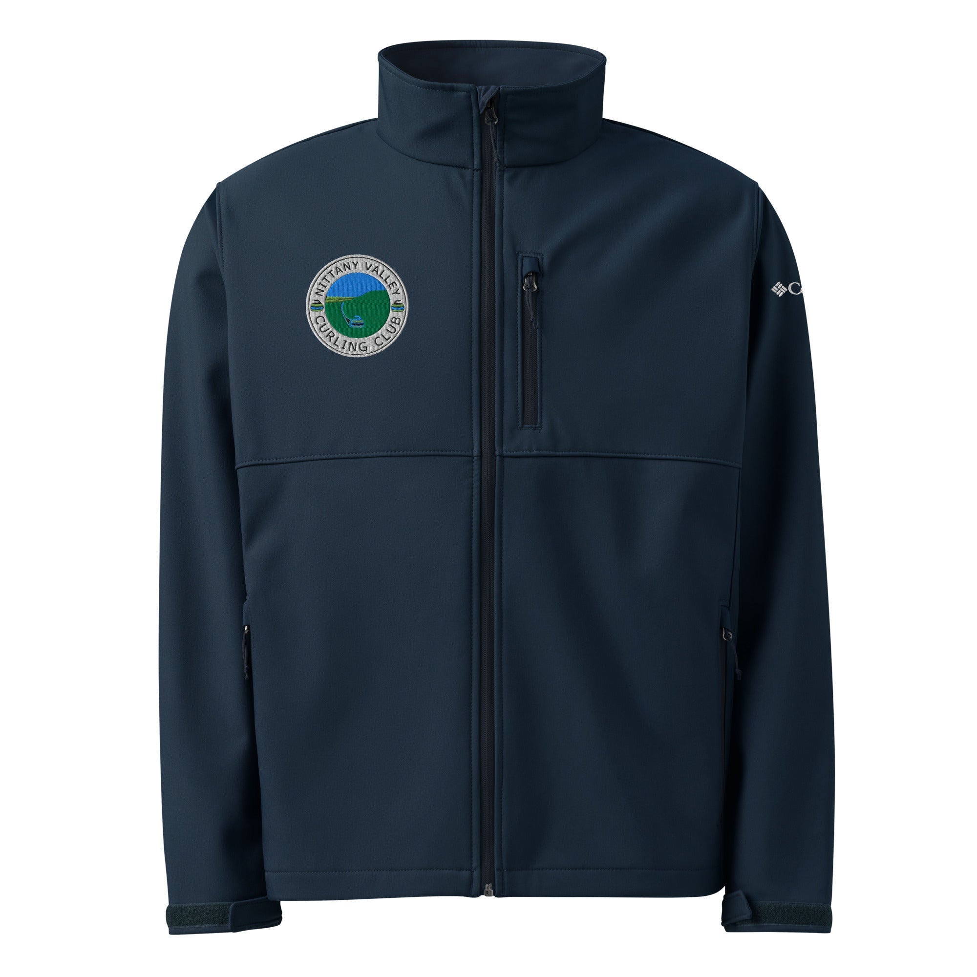 Nittany Valley Curling Club Columbia soft shell jacket - Broomfitters