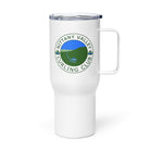 Nittany Valley Curling Travel mug with a handle - Broomfitters