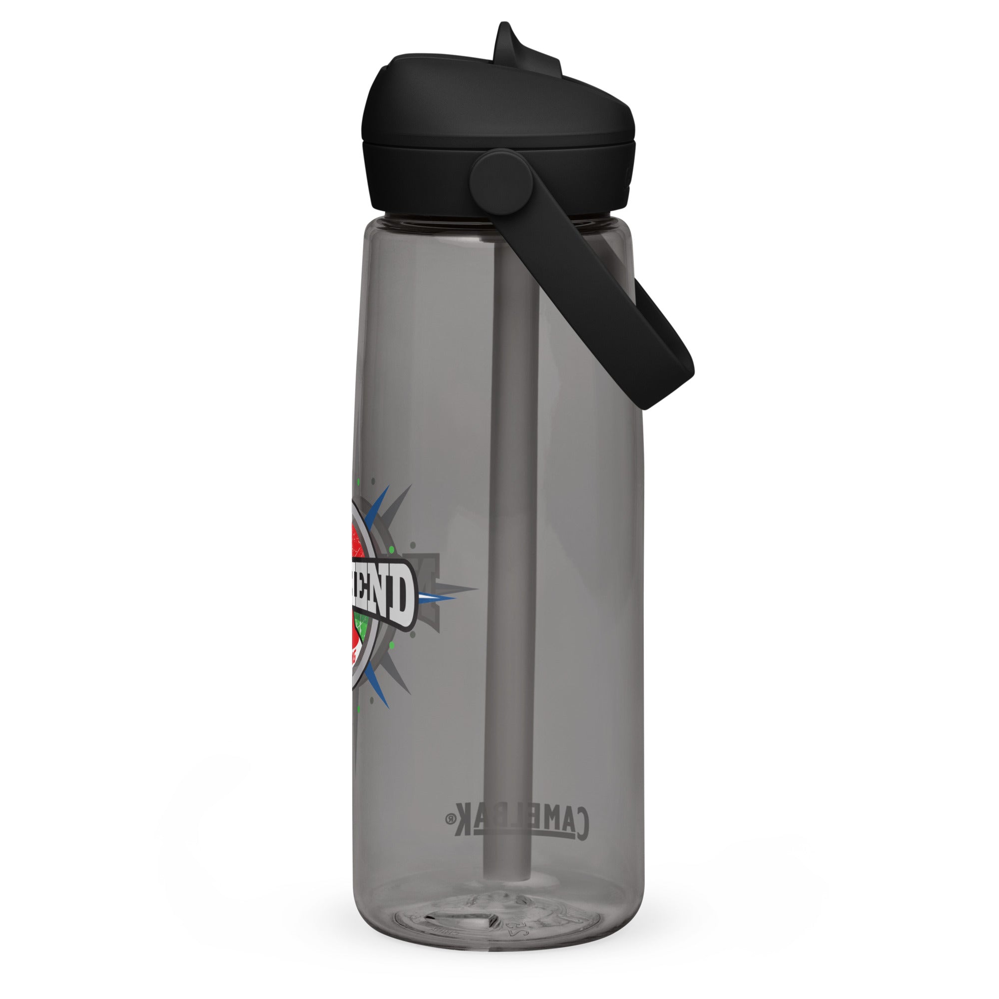 North end Curling Club Flip straw water bottle - Broomfitters