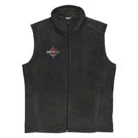 North End Curling Club Men’s Columbia® fleece vest - Broomfitters