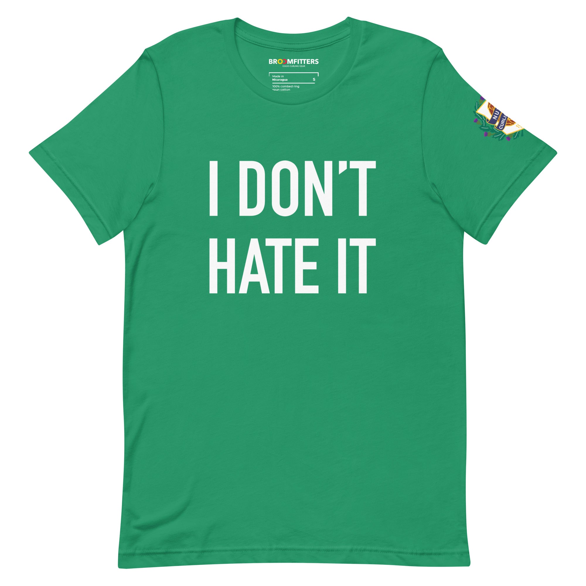 Nutmeg Curling Club – I Don't Hate It Unisex t-shirt - Broomfitters