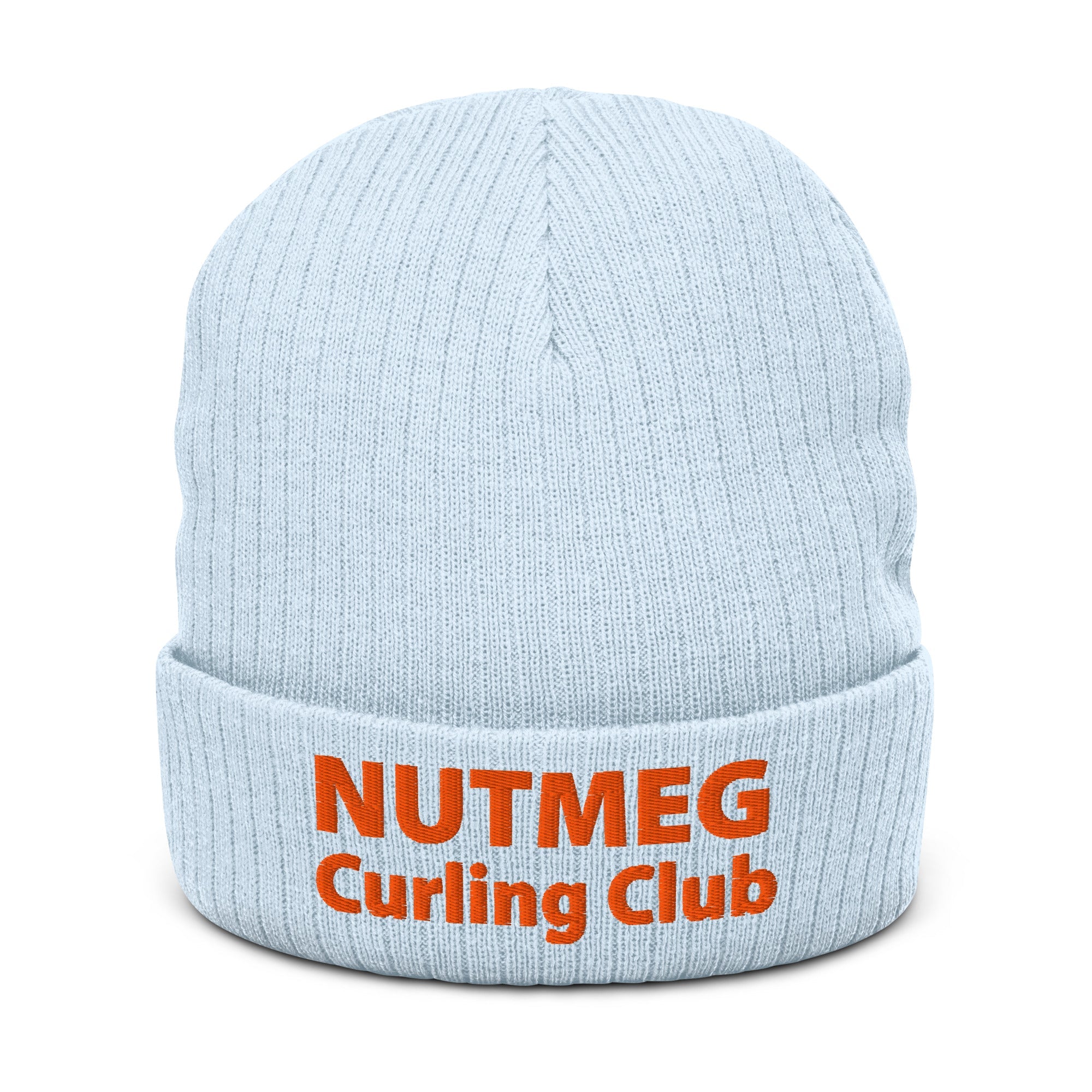 Nutmeg Curling Club Ribbed knit beanie - Broomfitters