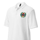 Nutmeg Curling Club Unisex pique polo shirt - Broomfitters