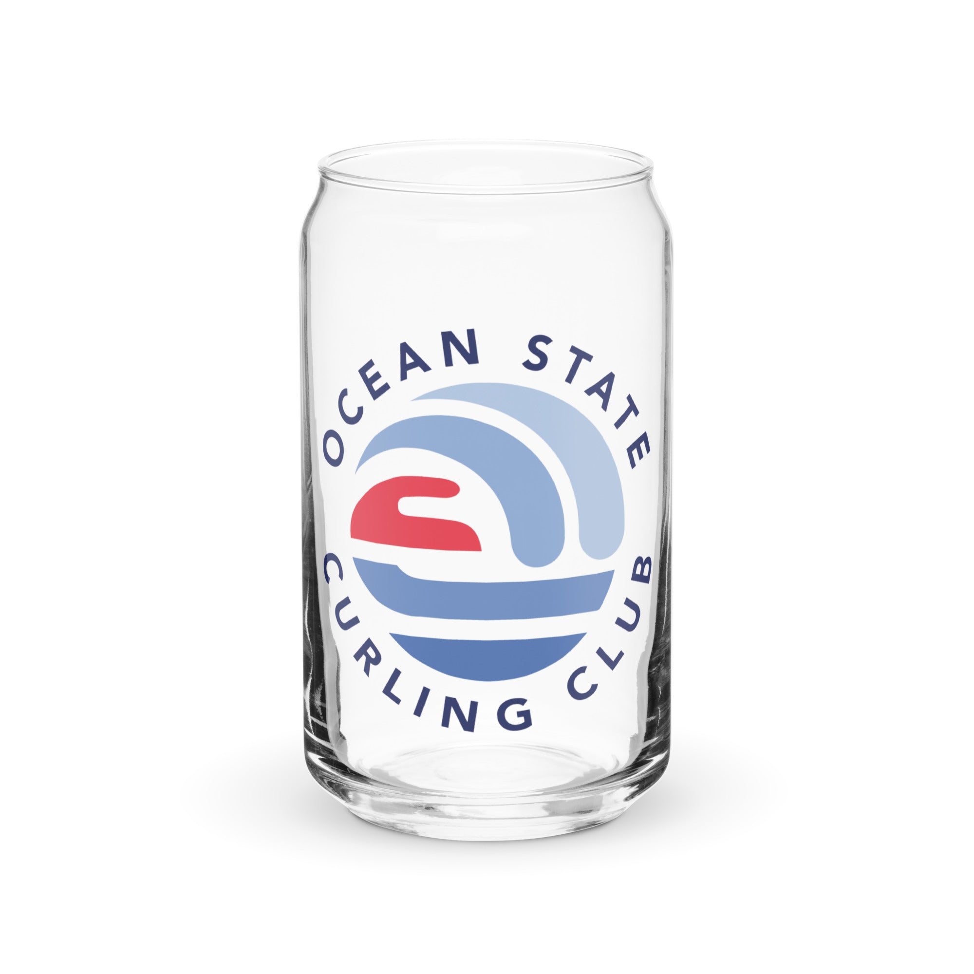 Ocean State Curling Can - shaped glass - Broomfitters