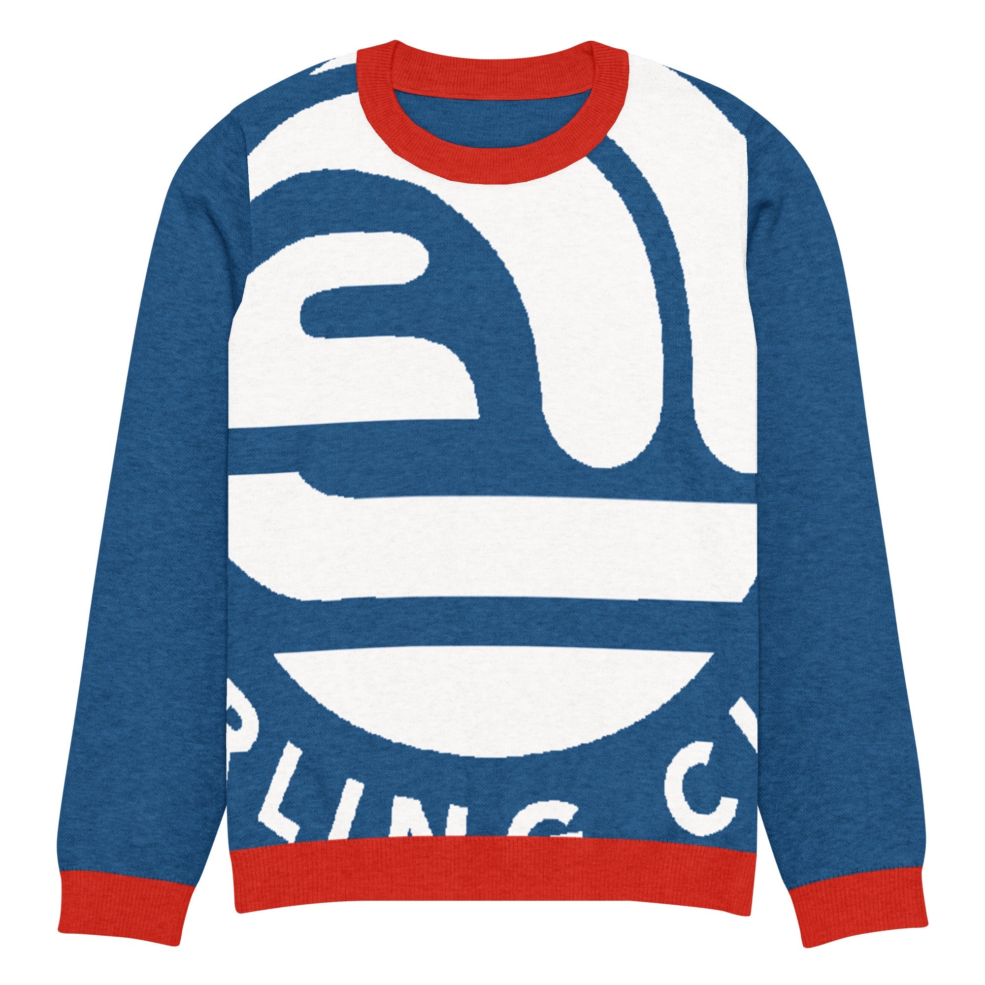 Ocean State Curling Club Knitted crew neck sweater - Broomfitters