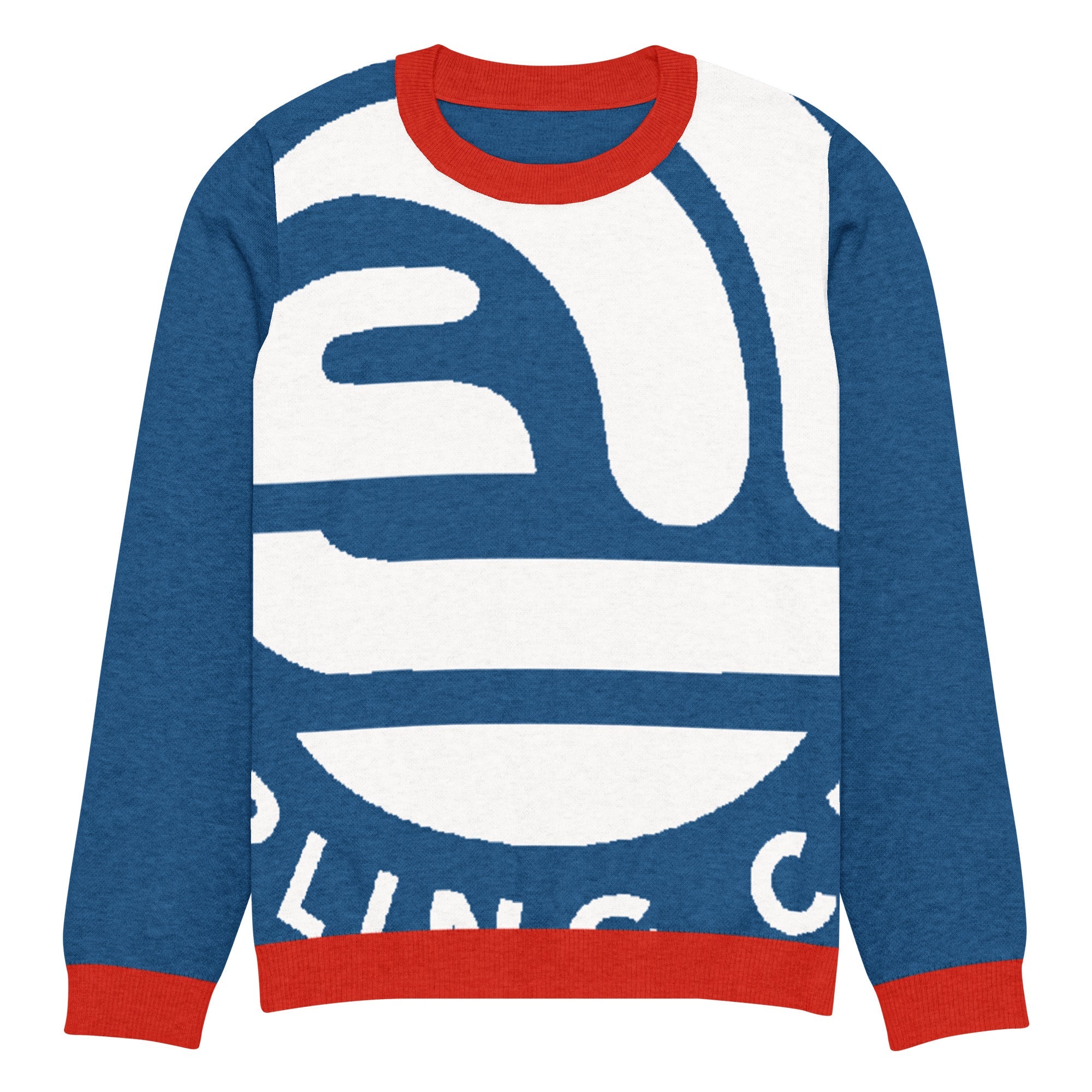 Ocean State Curling Club Knitted crew neck sweater - Broomfitters