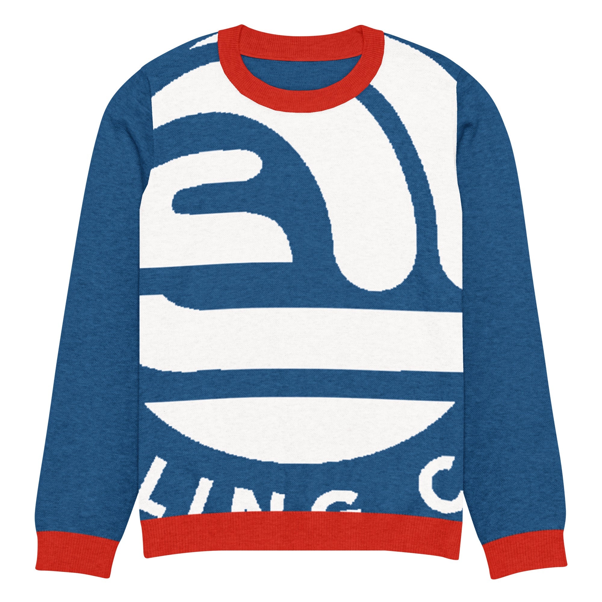 Ocean State Curling Club Knitted crew neck sweater - Broomfitters