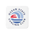 Ocean State Curling Cork - back coaster - Broomfitters