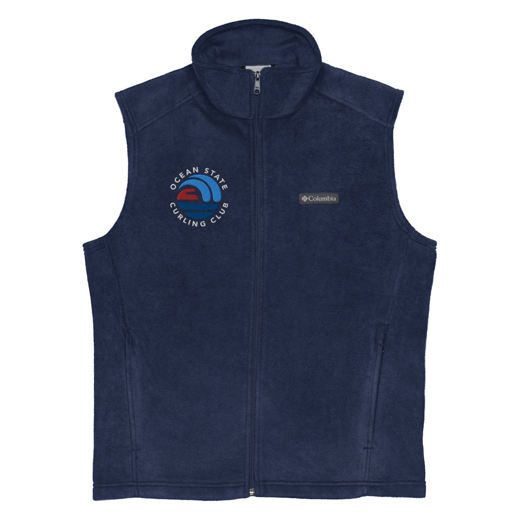 Ocean State Curling Men’s Columbia fleece vest - Broomfitters