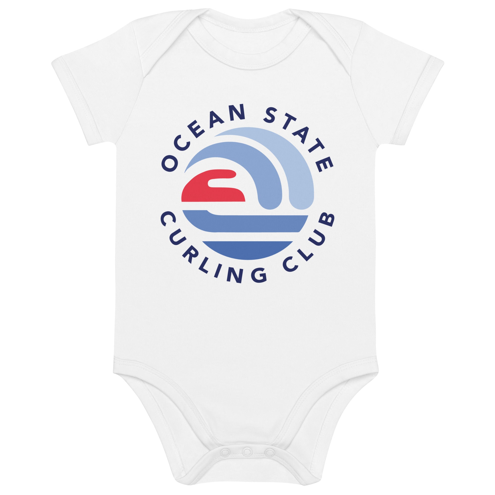 Ocean State Curling Organic cotton baby bodysuit - Broomfitters