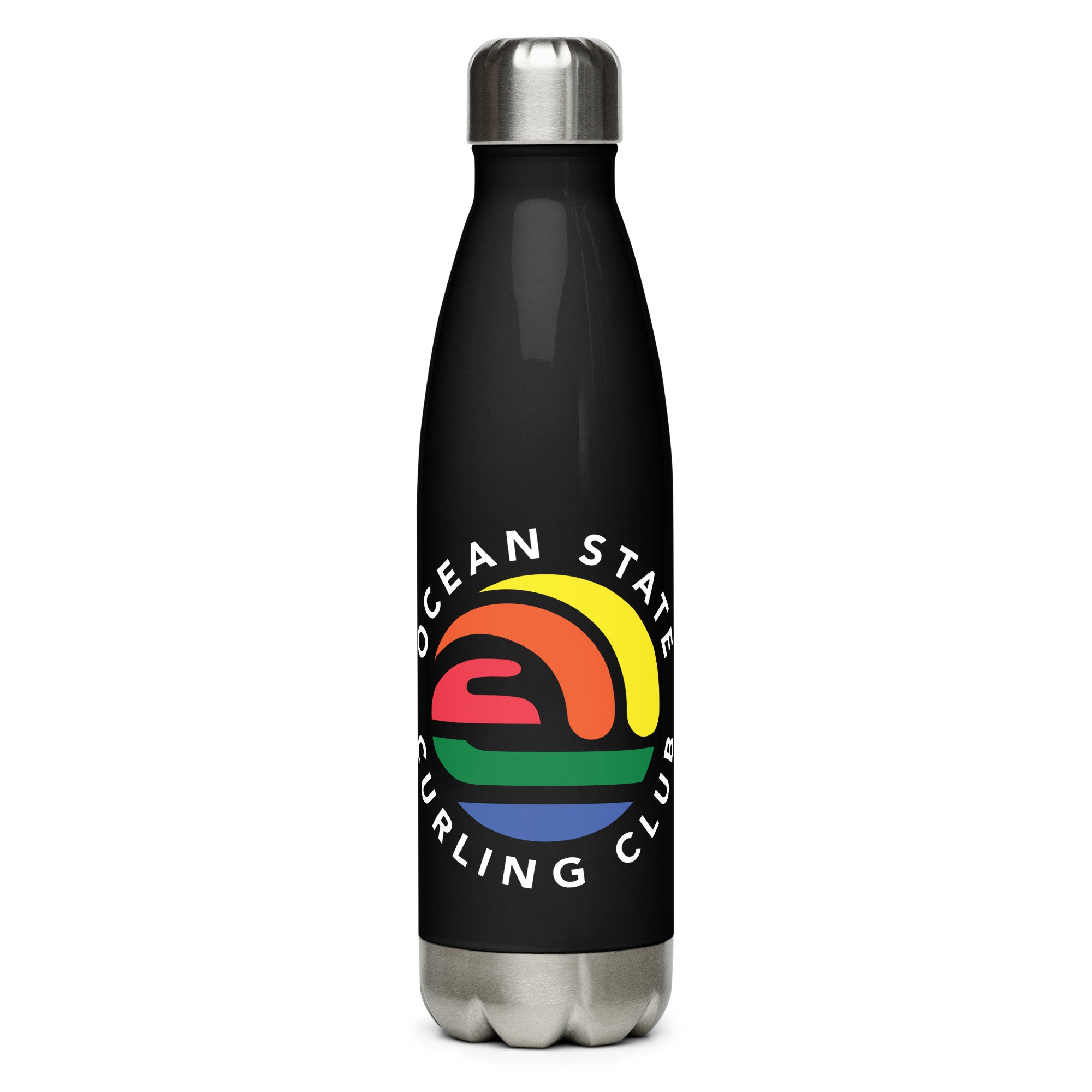 Ocean State Curling Pride Stainless steel water bottle - Broomfitters