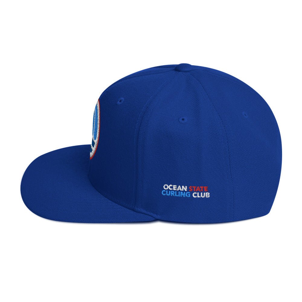 Ocean State Curling Snapback Hat - Broomfitters