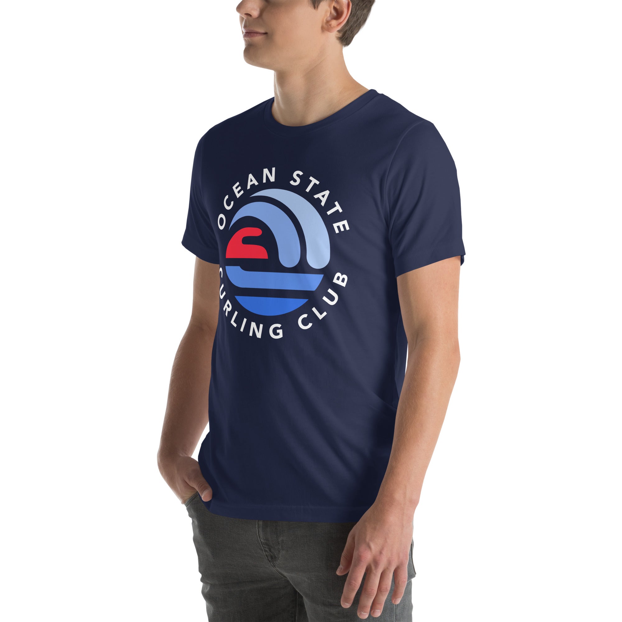 Ocean State Curling Unisex t-shirt - Broomfitters