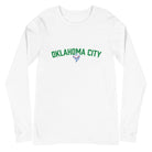 Oklahoma City Curling Block Unisex Long Sleeve Tee - Broomfitters