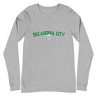 Oklahoma City Curling Block Unisex Long Sleeve Tee - Broomfitters