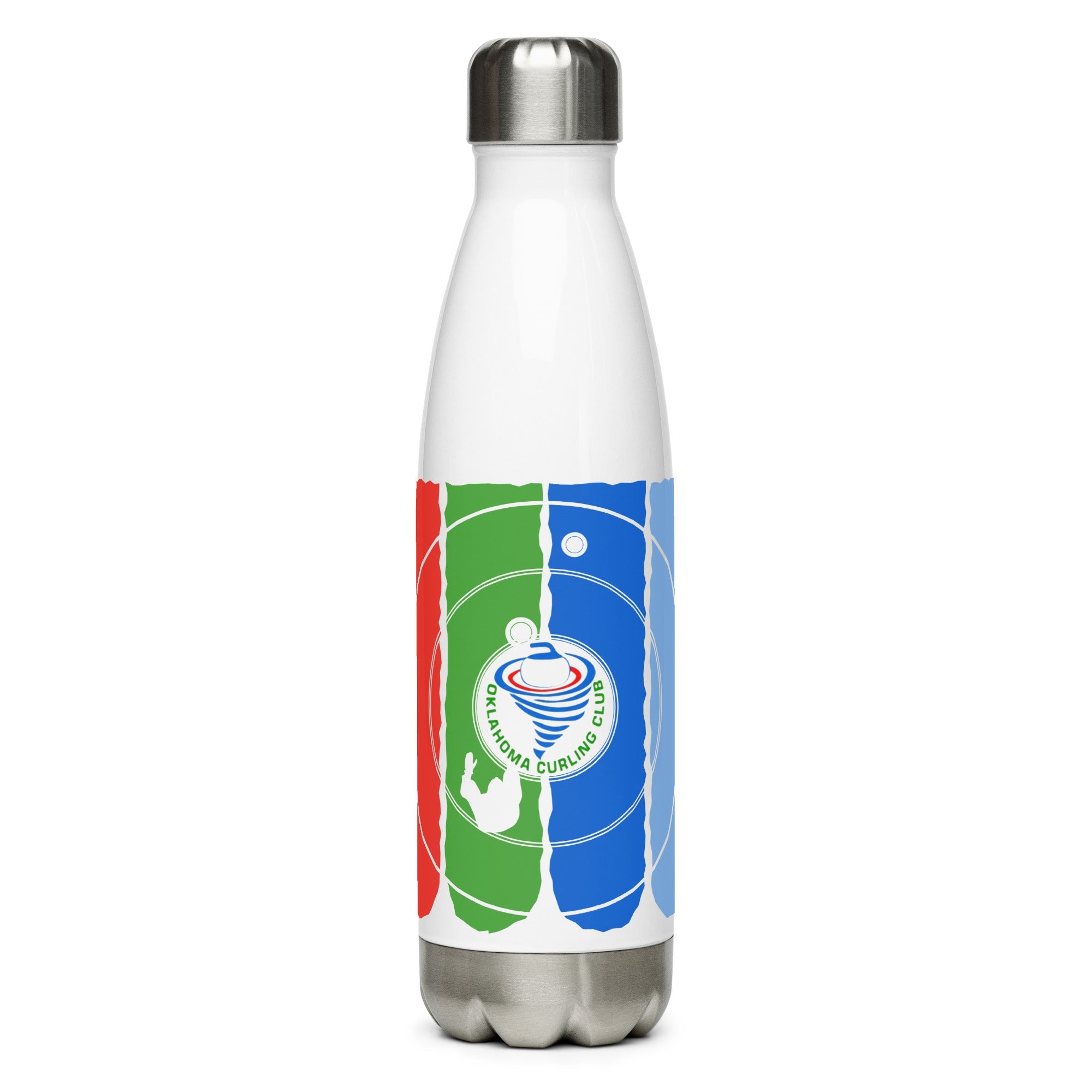 Oklahoma City Curling Stainless steel water bottle - Broomfitters