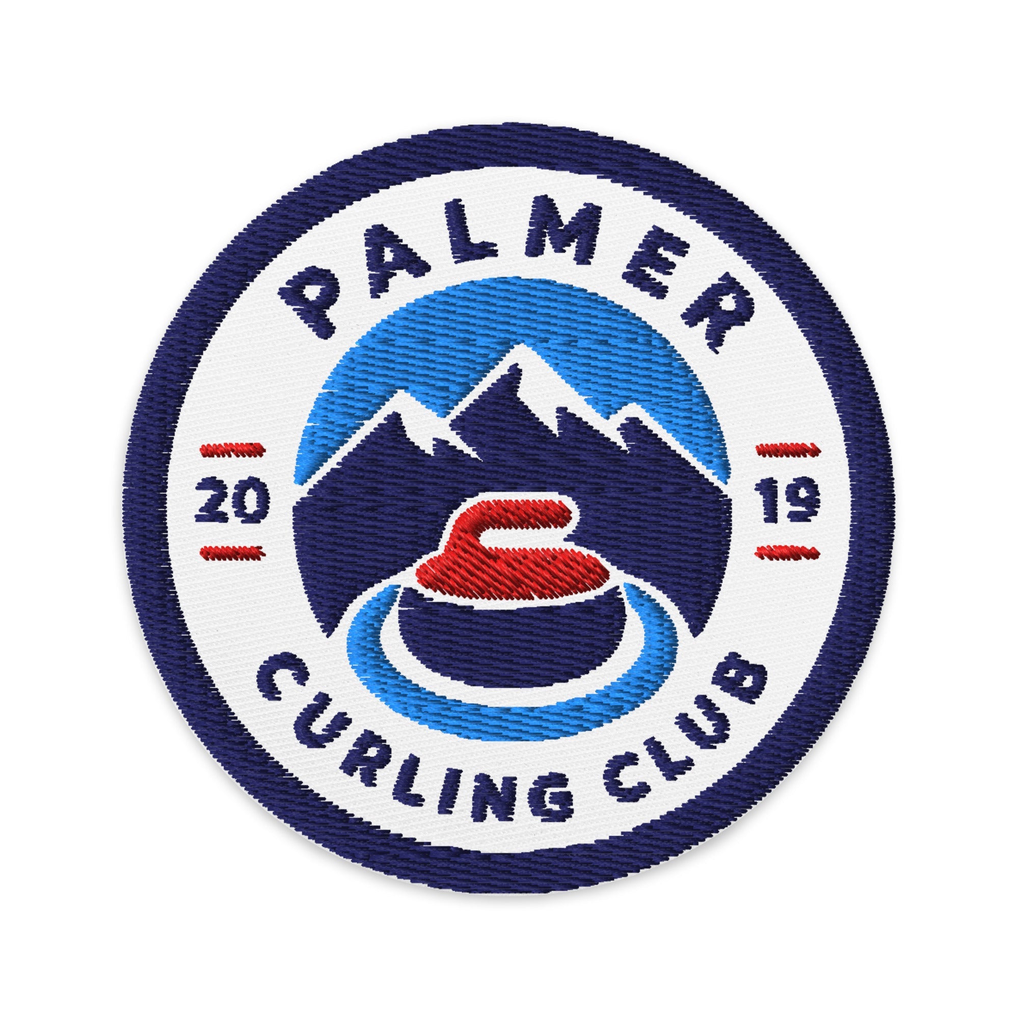 Palmer Curling Club Embroidered patches - Broomfitters