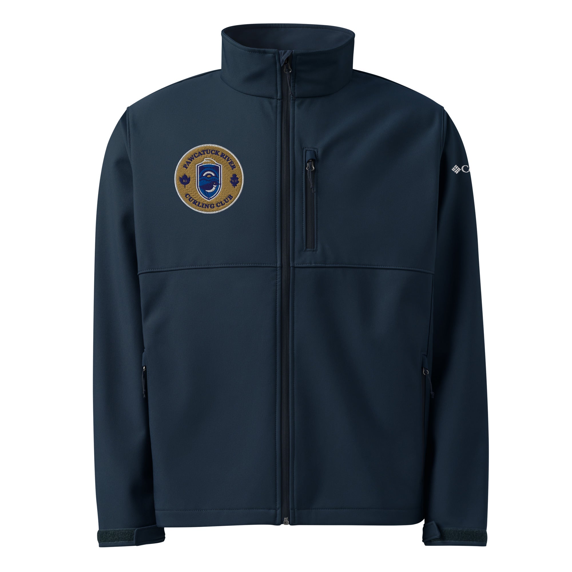 Pawcatuck Curling Club Columbia soft shell jacket - Broomfitters