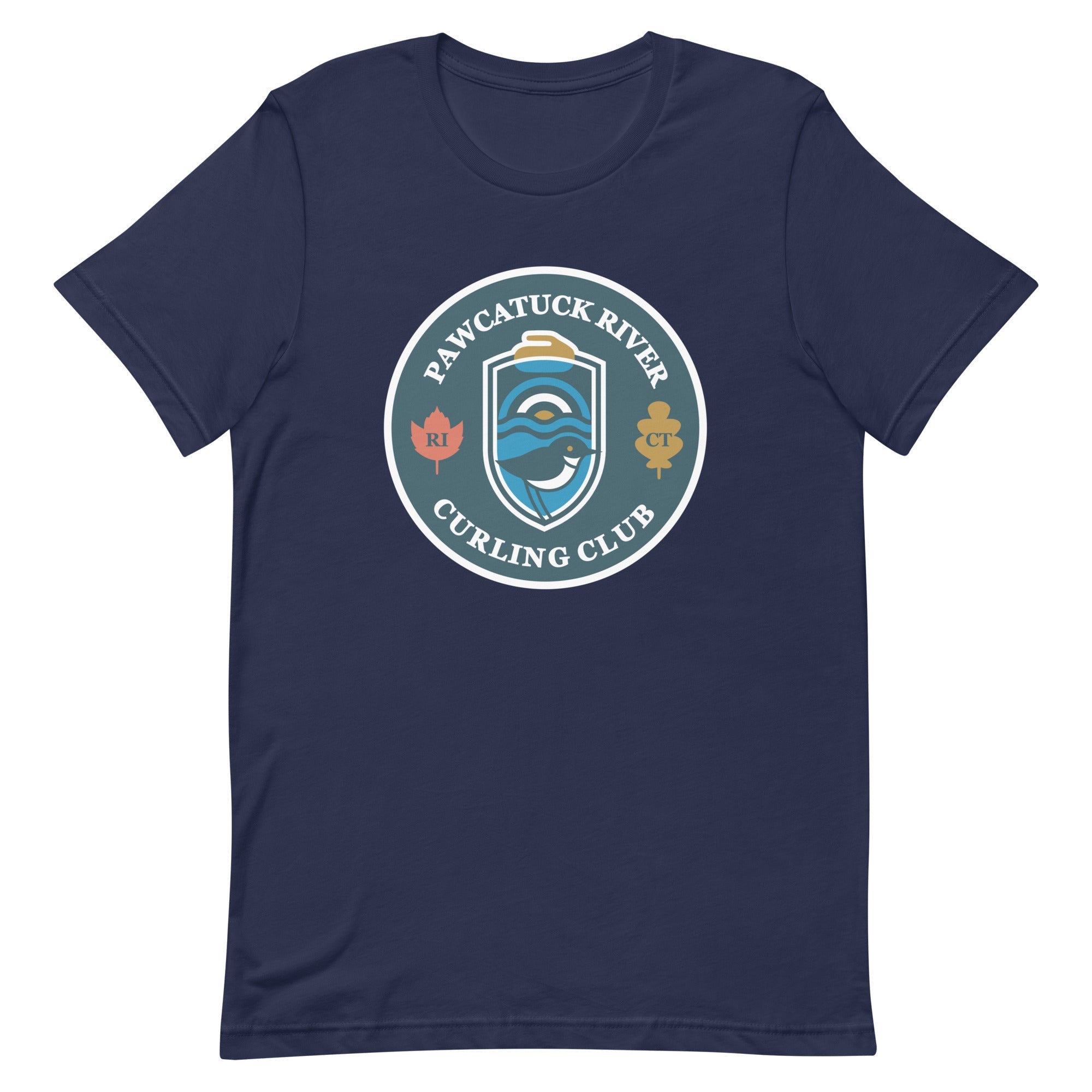 Pawcatuck River Curling Club Unisex t-shirt - Broomfitters