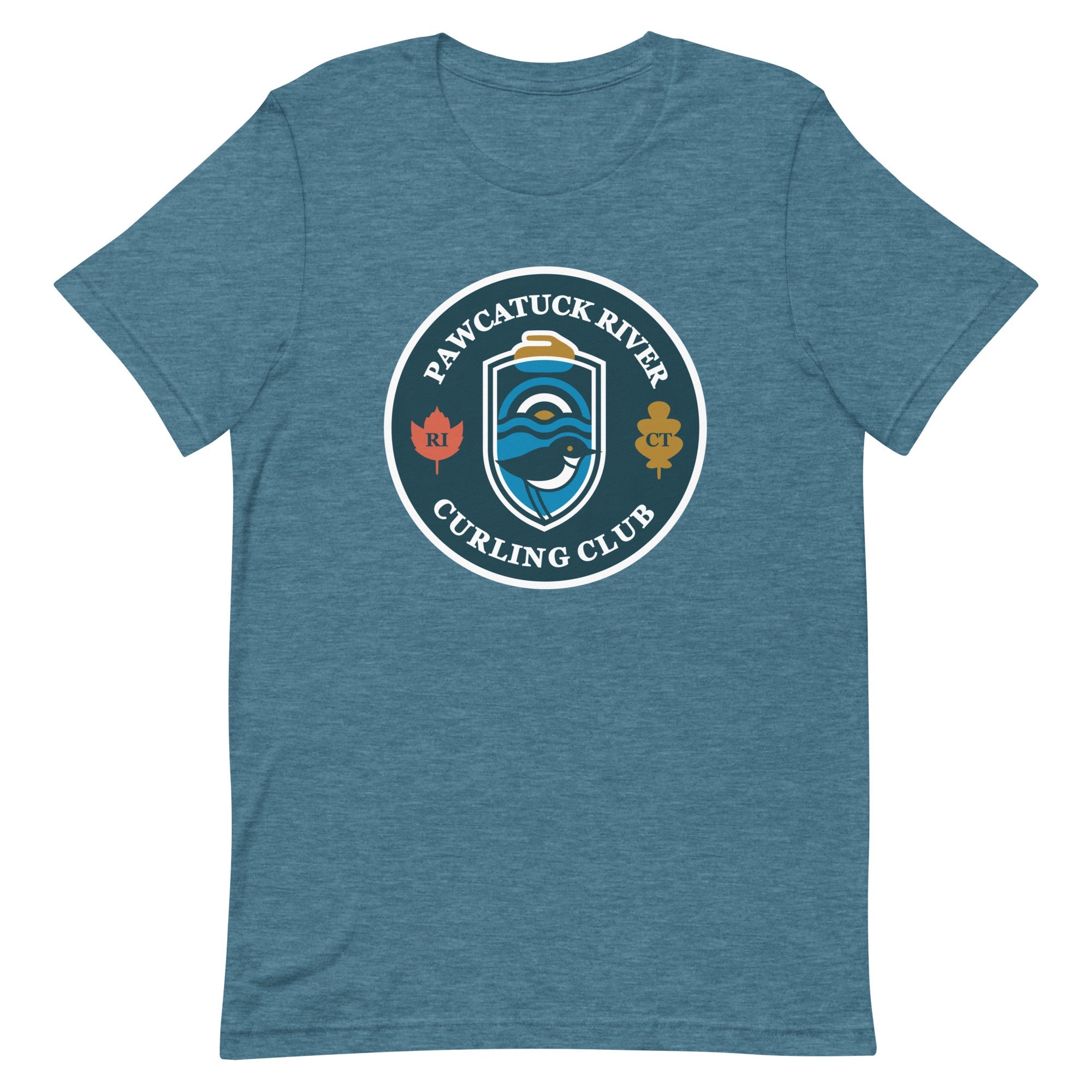 Pawcatuck River Curling Club Unisex t-shirt - Broomfitters