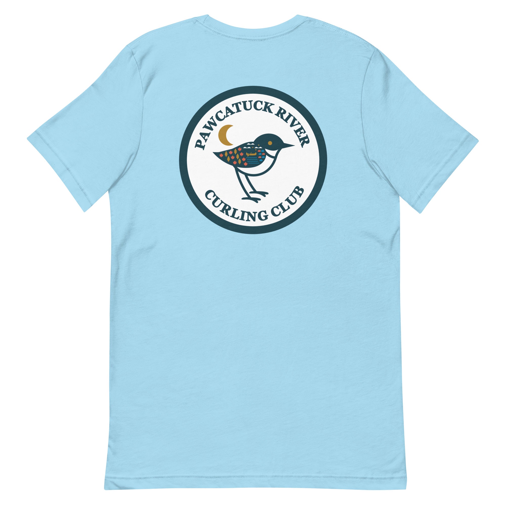 Pawcatuck River Curling - Partying Plovers Unisex t-shirt - Broomfitters