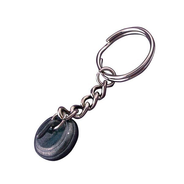 Pewter Rock Keychain - Broomfitters