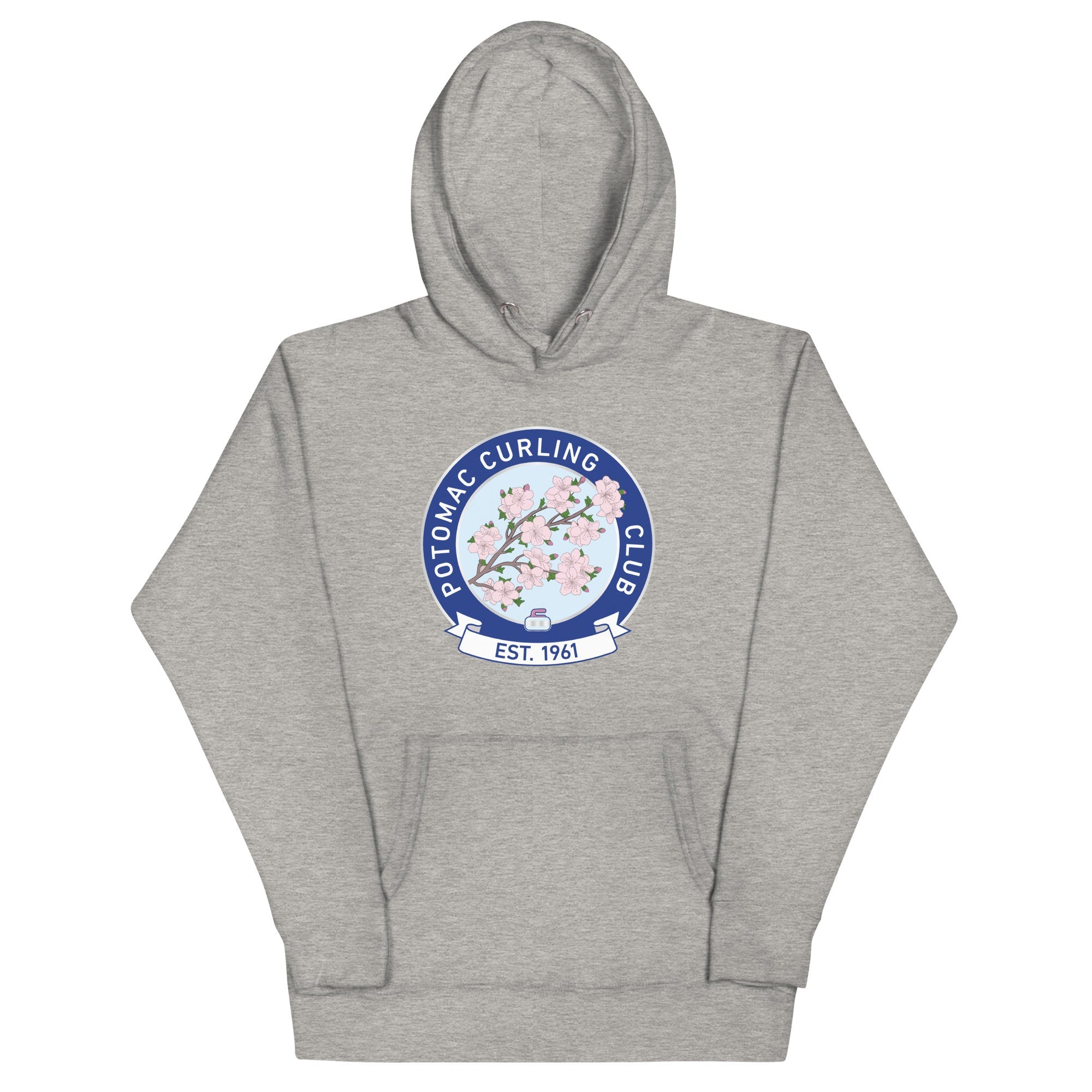 Potomac Curling - Cherry Blossom - Unisex Hoodie - Broomfitters