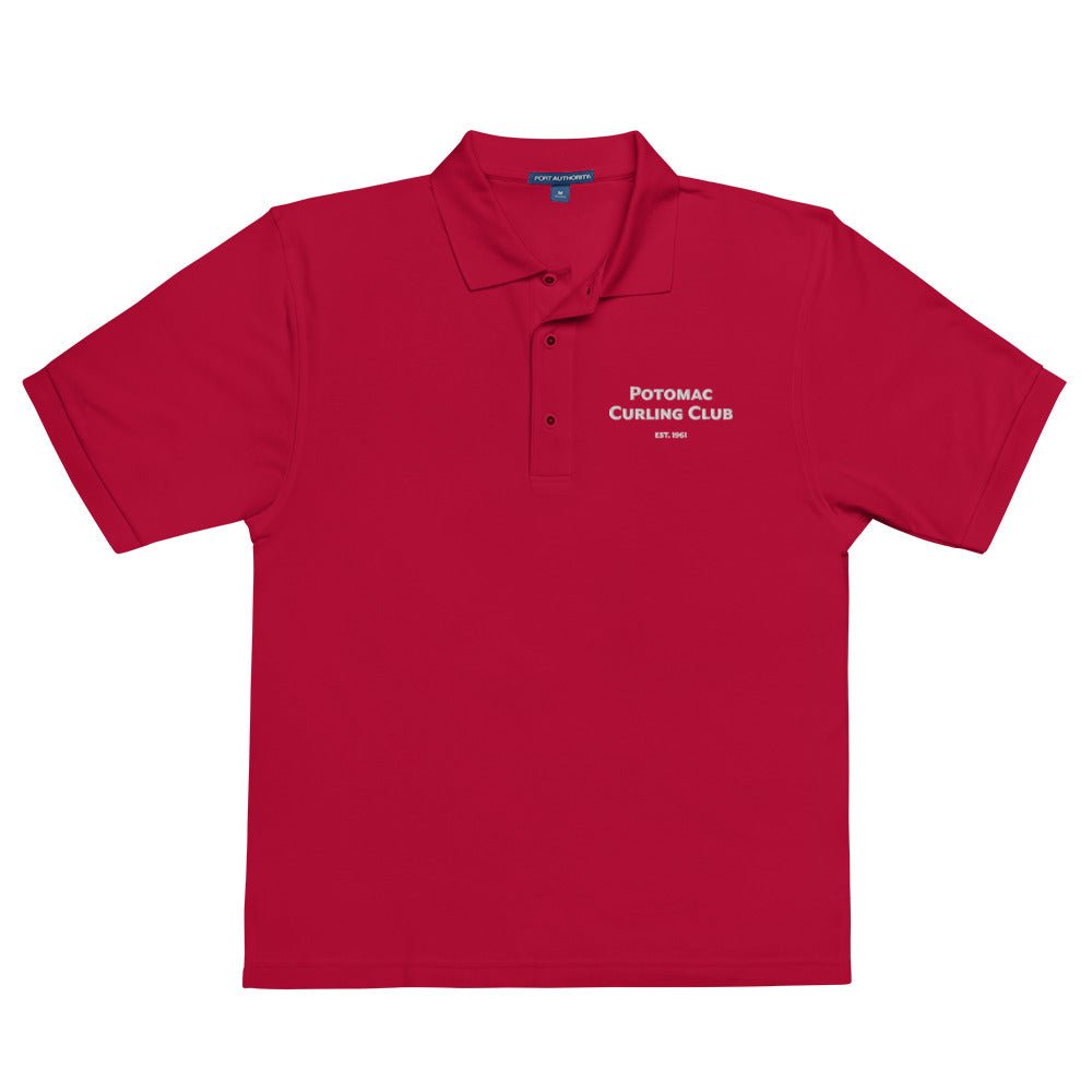 Potomac Curling Club Men's Premium Polo - Broomfitters