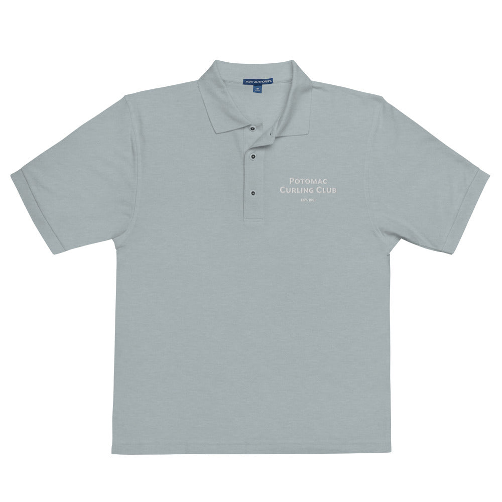 Potomac Curling Club Men's Premium Polo - Broomfitters