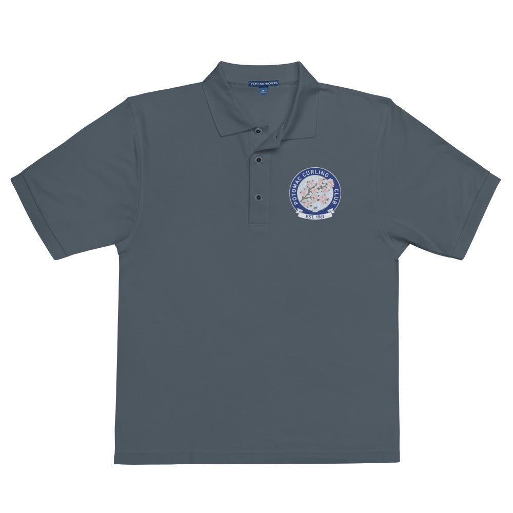 Potomac Curling Club Men's Premium Polo - Broomfitters