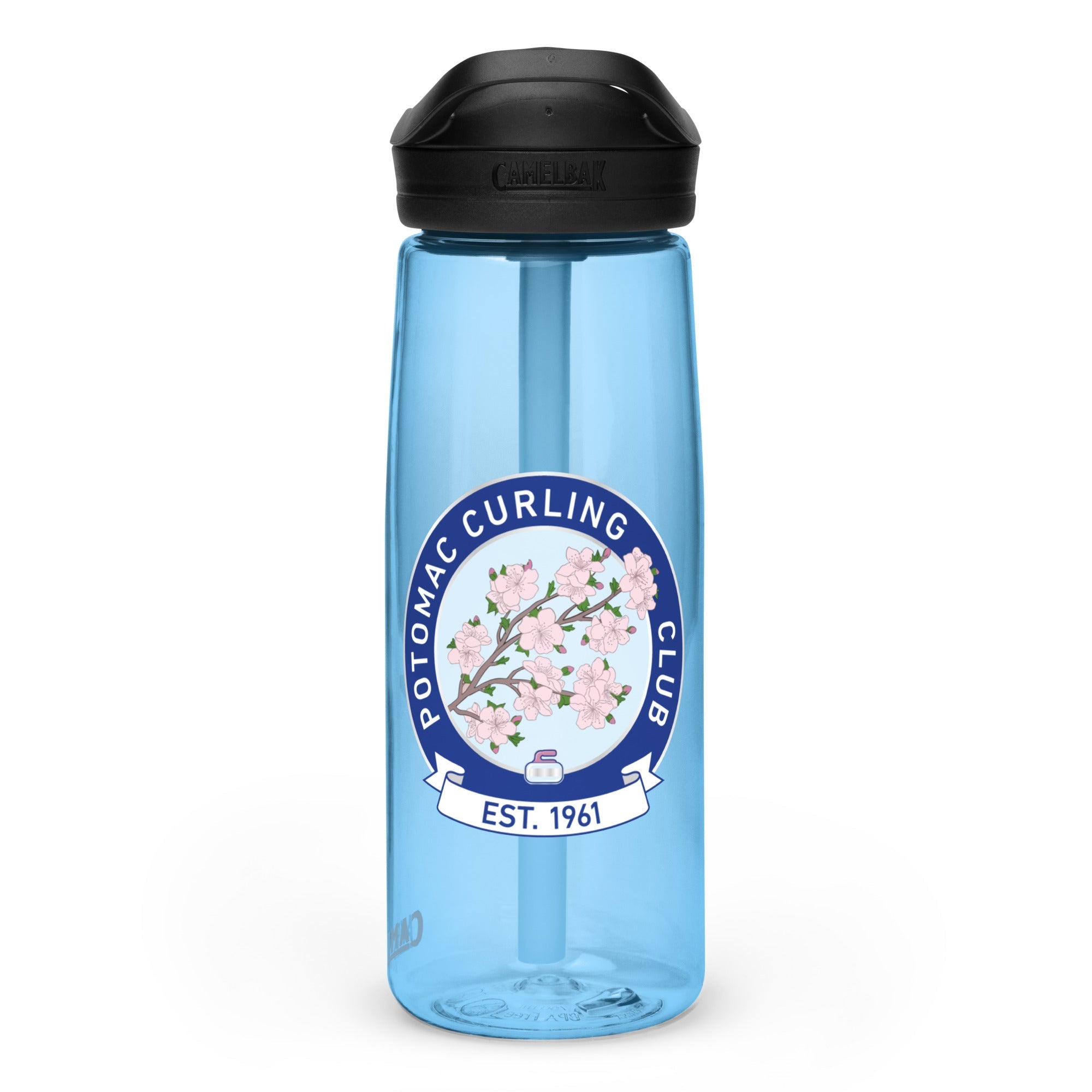 Potomac Curling Club Sports water bottle - Broomfitters